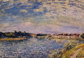 阿爾弗萊德 西斯萊 Saint-Mammes, Evening 阿爾弗萊德 西斯萊 Saint-Mammes, Evening